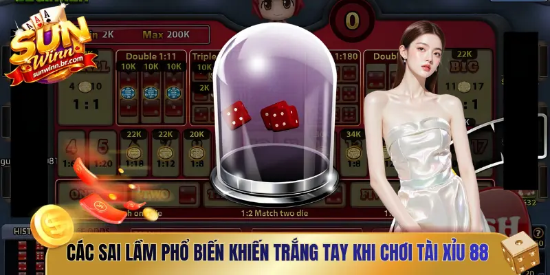 Các sai lầm phổ biến khiến người mới dễ trắng tay khi chơi tài xỉu 88