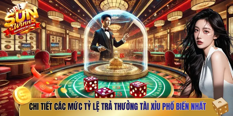 Chi tiết các mức tỷ lệ trả thưởng Tài Xỉu phổ biến nhất