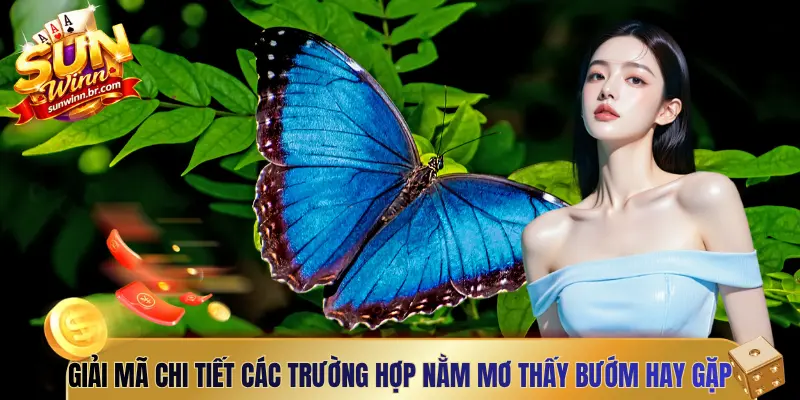 Giải mã chi tiết các trường hợp nằm mơ thấy bướm hay gặp