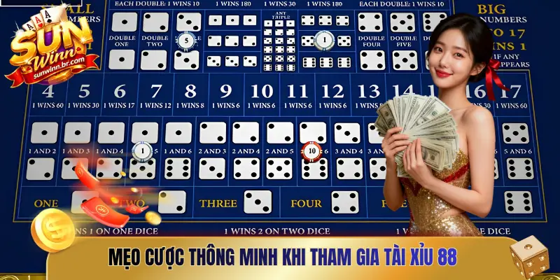 Mẹo cược thông minh khi tham gia tài xỉu 88