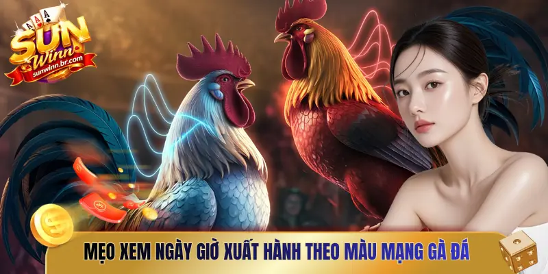 Mẹo xem ngày giờ xuất hành theo màu mạng gà đá